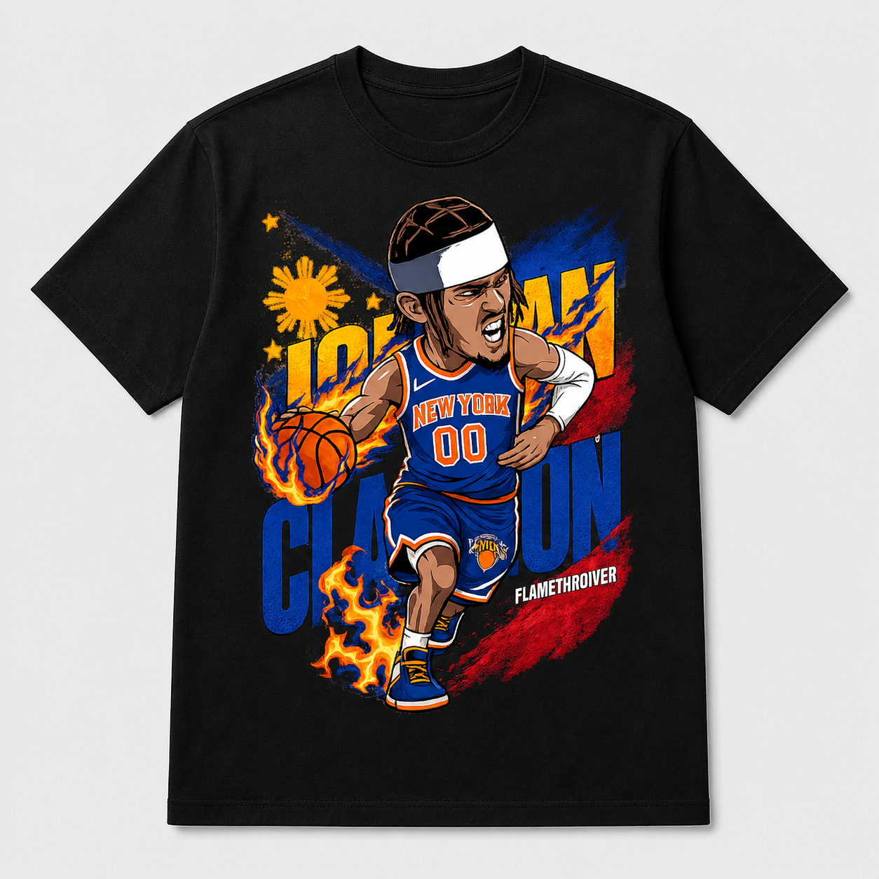 Premium Unisex Filipino Cartoonize New York Clarkson Tshirt