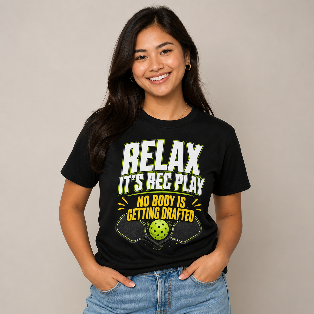 Funny Pickleball Shirt Philippines Unisex Classic Fit Tee | Relax It’s Rec Play